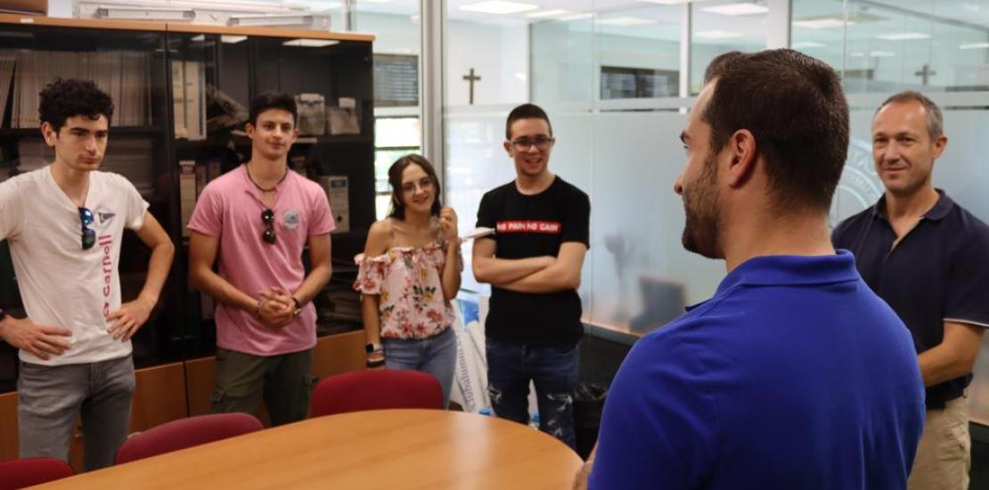 Charla de bienvenida a los alumnos de intercambio italianos