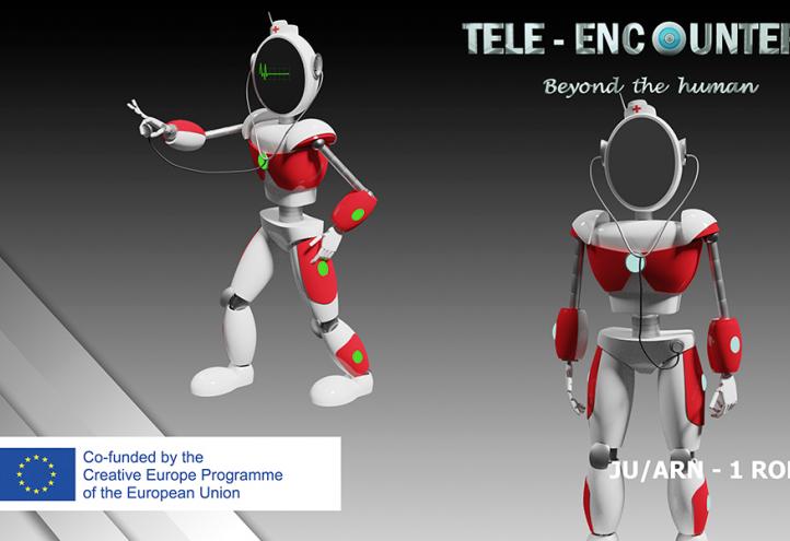Robot modelado para aparecer en la aplicación del proyecto europeo Tele-Encounters