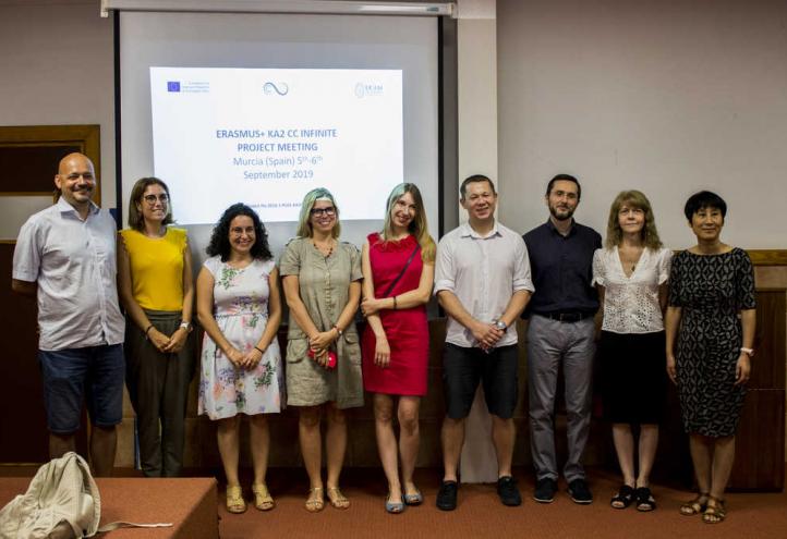 La UCAM acoge la segunda reunión del proyecto educativo CC INFINITE dirigido a estudiantes europeos