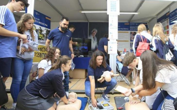 La Simulación Clínica ha sido una de las actividades que más han llamado la atención en la primera jornada de la Semana de la Ciencia