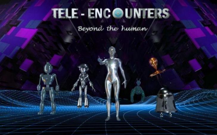 Banner de presentación de los diferentes robots del proyecto Tele-Encounters Beyond the Human. 