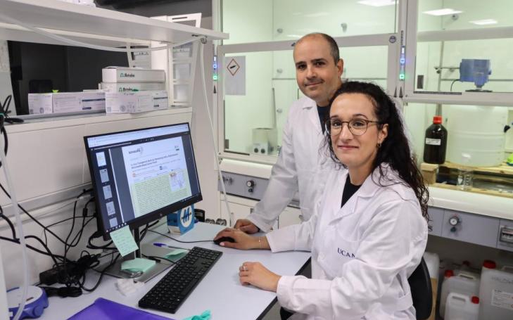 Los investigadores María Cuartero y Gastón Crespo, codirectores de UCAM-SENS