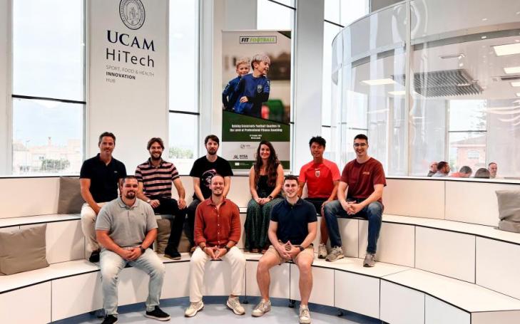 Reunión inicial del proyecto europeo Fitfootball en la incubadora de investigación en Salud, Deporte