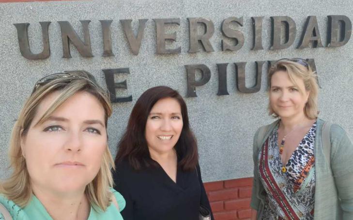 El grupo `Comunicación y Menores´ de la UCAM extiende sus redes de contactos internacionales en la Universidad de Piura
