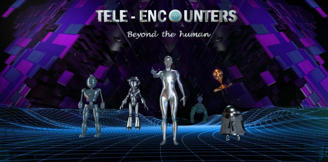 Robots del proyecto Tele-Encounters Beyond the Human