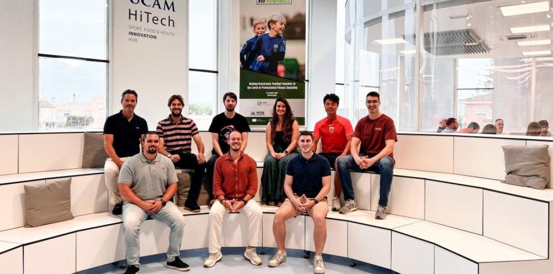 Reunión inicial del proyecto europeo Fitfootball en la incubadora de investigación en Salud, Deporte