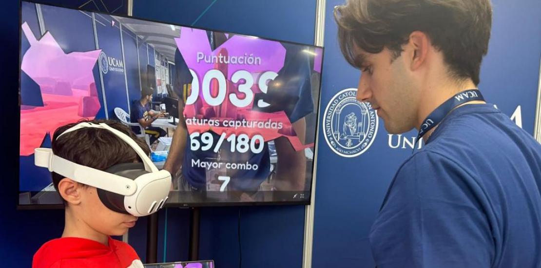 Fotografía de la anterior edición de las actividades de la UCAM en la Semana de la Ciencia y la Tecnología 