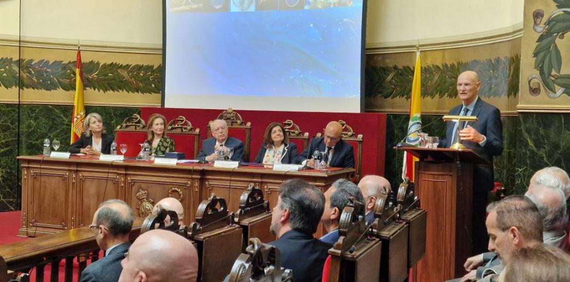 Presentación de la Cátedra de Gerociencia de la UCAM en la Real Academia Nacional de Medicina en Madrid.
