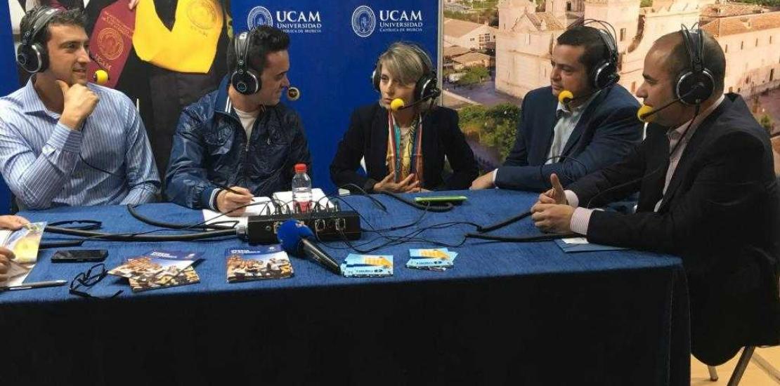 38 investigadores de la UCAM cuentan sus proyectos de investigación en los micrófonos de iradioUCAM en la Secyt de Murcia