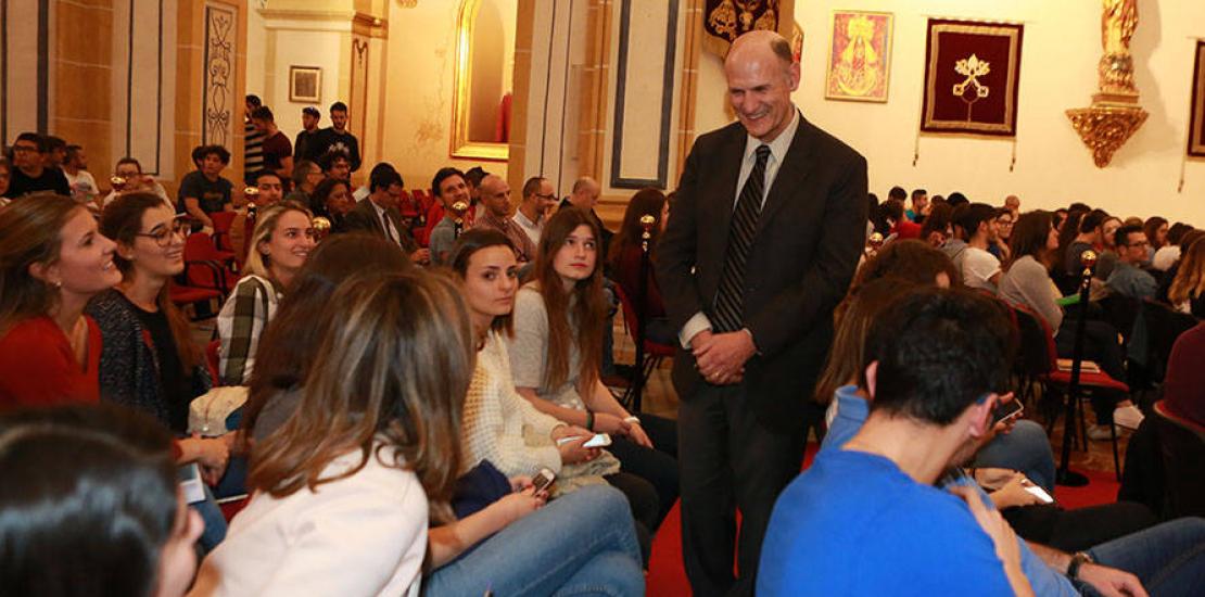 Izpisúa motiva a los estudiantes de la UCAM para que investiguen Izpisúa motiva a los estudiantes de la UCAM para que investiguen