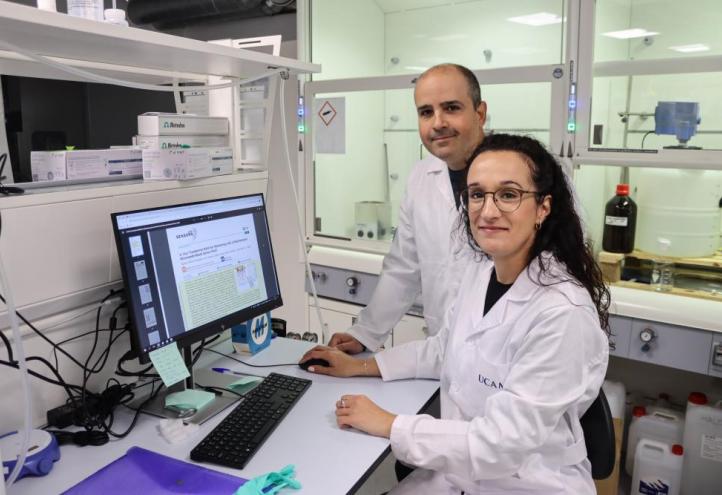 Los investigadores María Cuartero y Gastón Crespo, codirectores de UCAM-SENS