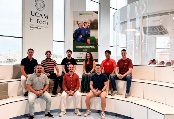 Reunión inicial del proyecto europeo Fitfootball en la incubadora de investigación en Salud, Deporte