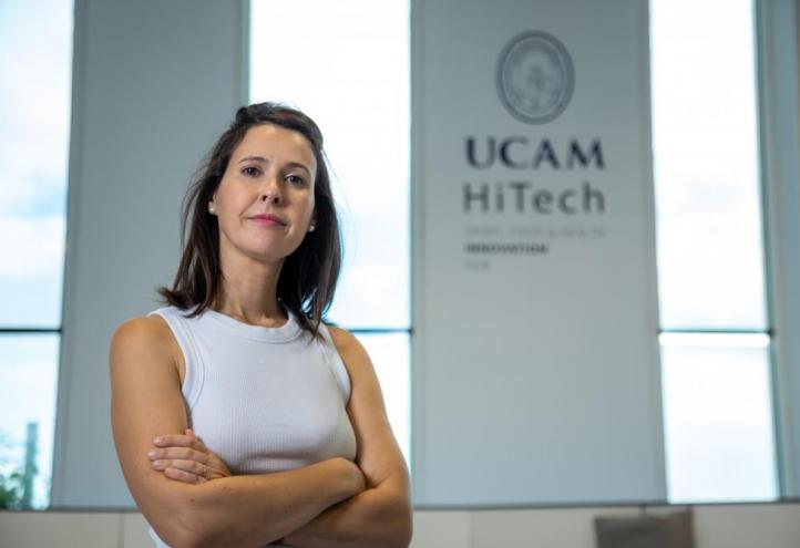 Adriana Ordóñez González, en el UCASM HiTech, donde investiga