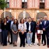 Los representantes de la UCAM y El Ciruelo tras la firma del acuerdo